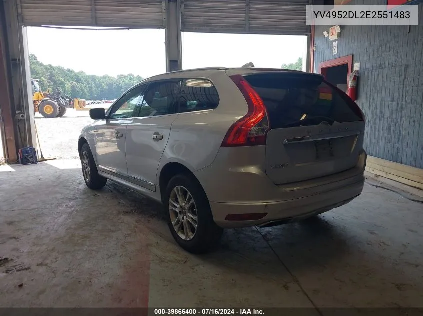 2014 Volvo Xc60 3.2/3.2 Platinum/3.2 Premier/3.2 Premier Plus VIN: YV4952DL2E2551483 Lot: 39866400