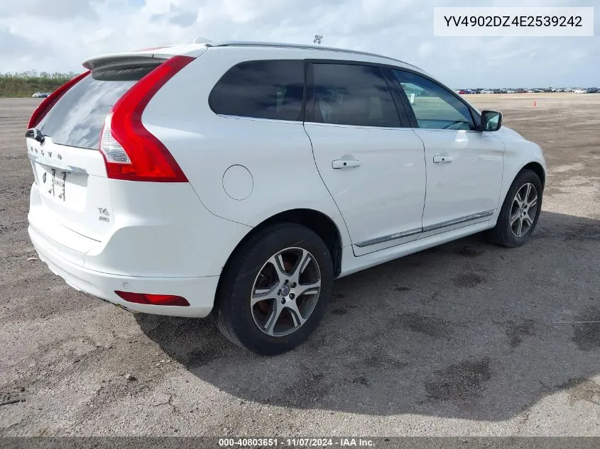 YV4902DZ4E2539242 2014 Volvo Xc60 T6 R-Design Premier Plus