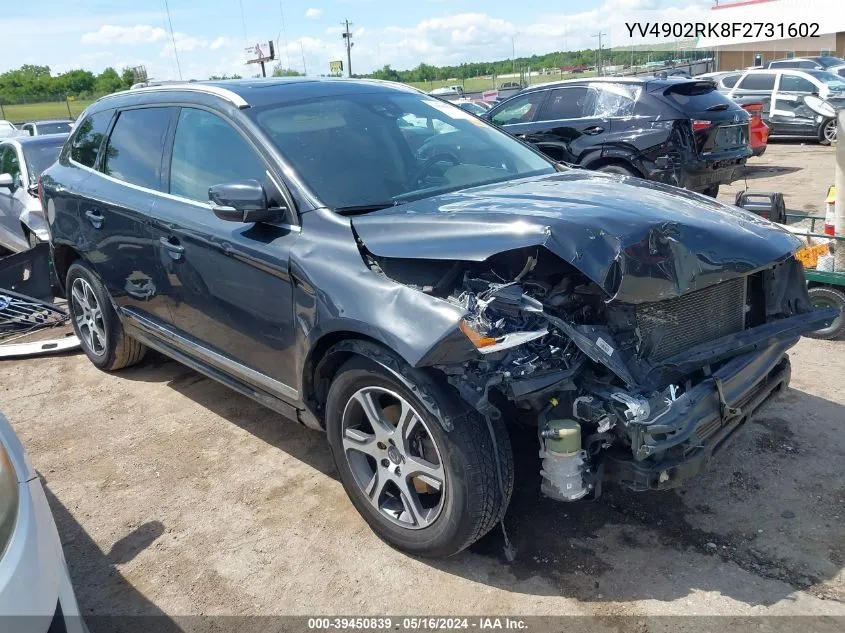 YV4902RK8F2731602 2015 Volvo Xc60 T6