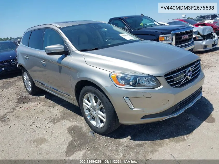 2015 Volvo Xc60 T5 Platinum VIN: YV440MDM3F2676538 Lot: 39594256