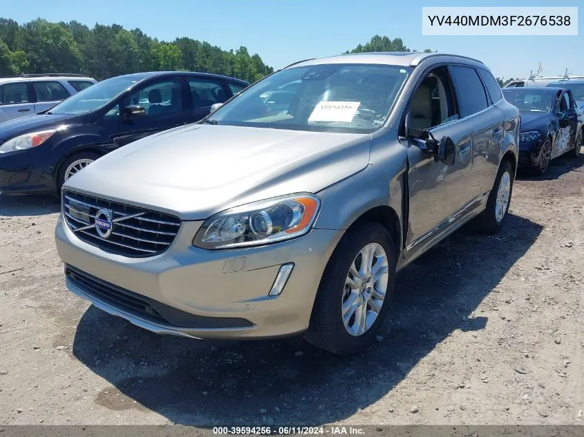 YV440MDM3F2676538 2015 Volvo Xc60 T5 Platinum