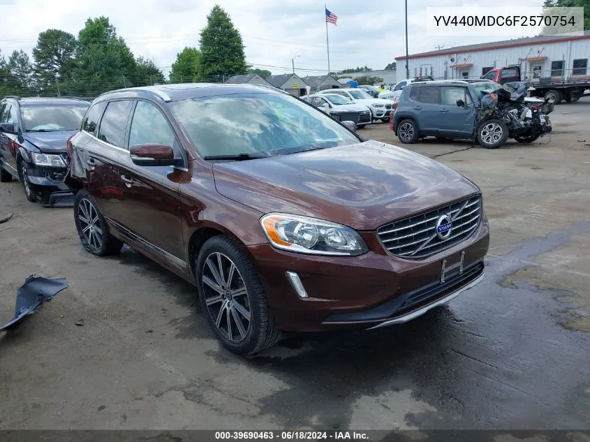 YV440MDC6F2570754 2015 Volvo Xc60 T5 Premier Plus