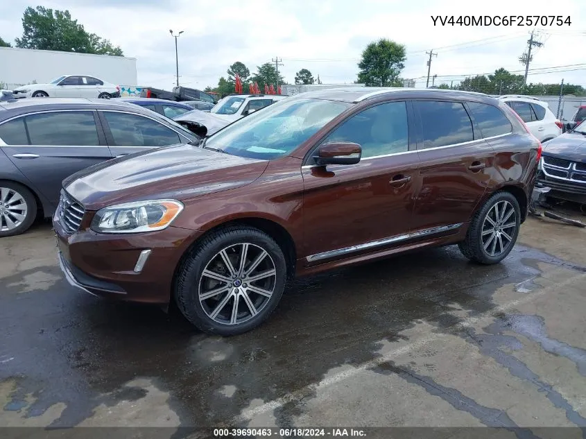 2015 Volvo Xc60 T5 Premier Plus VIN: YV440MDC6F2570754 Lot: 39690463