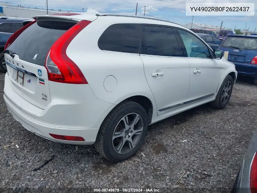 2015 Volvo Xc60 T6 VIN: YV4902RB0F2622437 Lot: 39749679