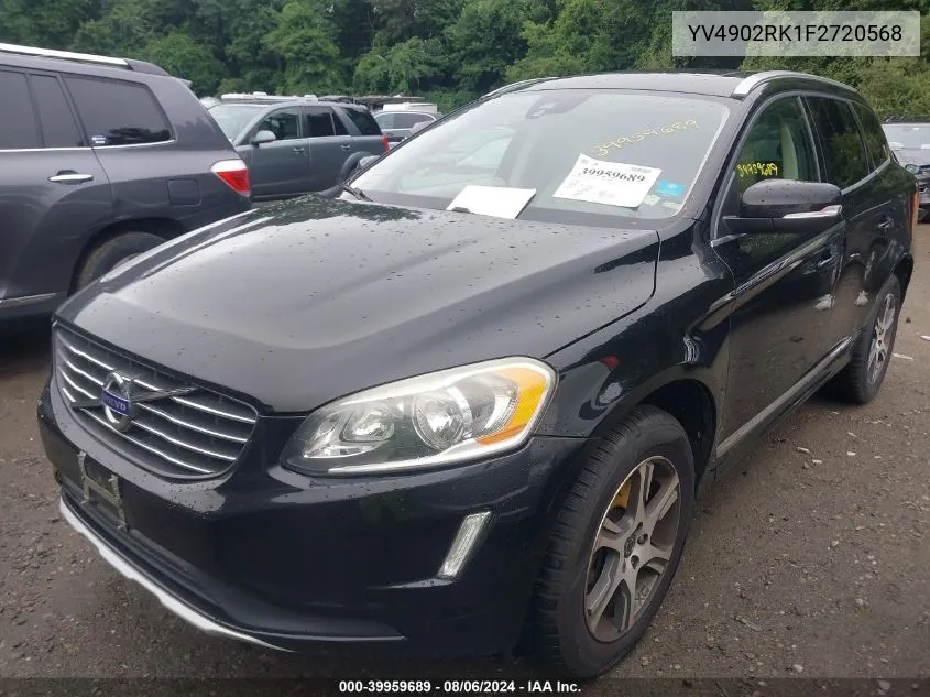 YV4902RK1F2720568 2015 Volvo Xc60 T6