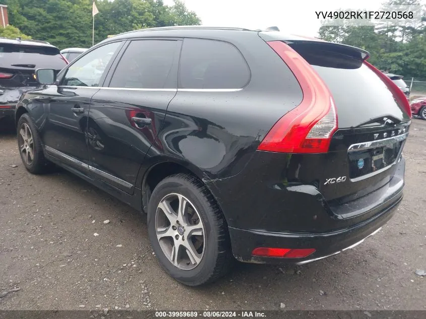 YV4902RK1F2720568 2015 Volvo Xc60 T6