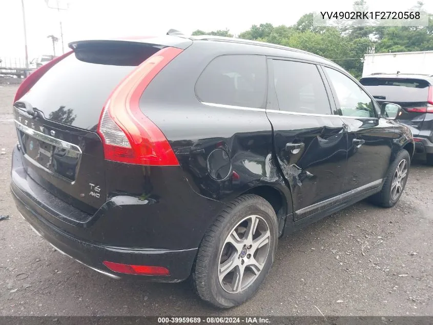 YV4902RK1F2720568 2015 Volvo Xc60 T6