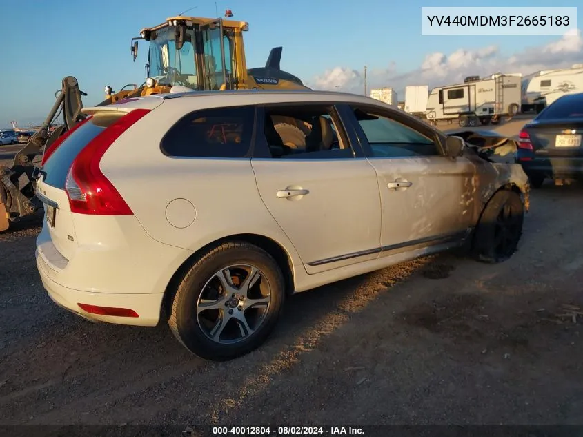 2015 Volvo Xc60 T5 Platinum VIN: YV440MDM3F2665183 Lot: 40012804