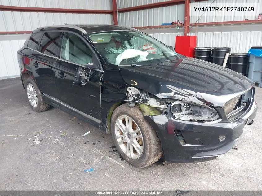 YV4612RK6F2740749 2015 Volvo Xc60 T5/T5 Premier