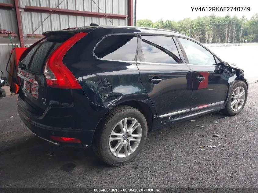 YV4612RK6F2740749 2015 Volvo Xc60 T5/T5 Premier