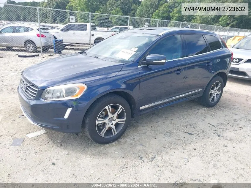 YV449MDM4F2723632 2015 Volvo Xc60 T6 Platinum