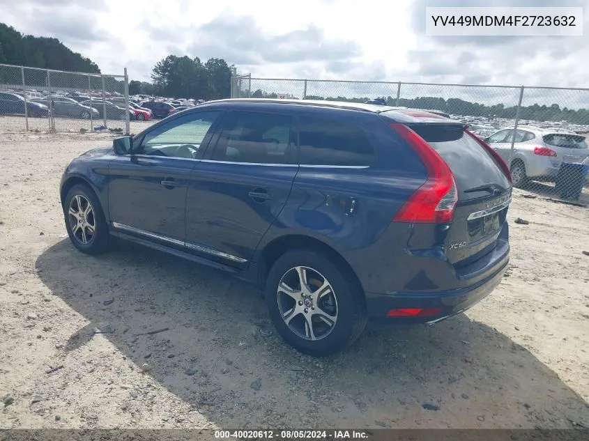 YV449MDM4F2723632 2015 Volvo Xc60 T6 Platinum