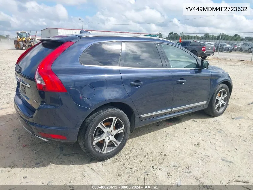 YV449MDM4F2723632 2015 Volvo Xc60 T6 Platinum