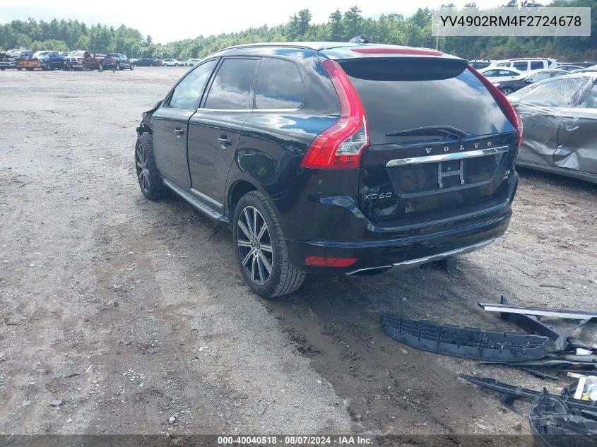 YV4902RM4F2724678 2015 Volvo Xc60 T6 Platinum