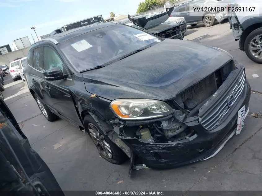 2015 Volvo Xc60 T5 Premier VIN: YV426MDB1F2591167 Lot: 40046683