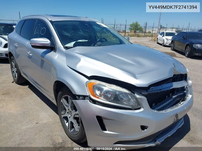 YV449MDK7F2741394 2015 Volvo Xc60 T6