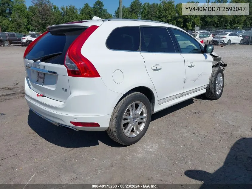 2015 Volvo Xc60 T5 Platinum VIN: YV440MDD7F2593047 Lot: 40175268