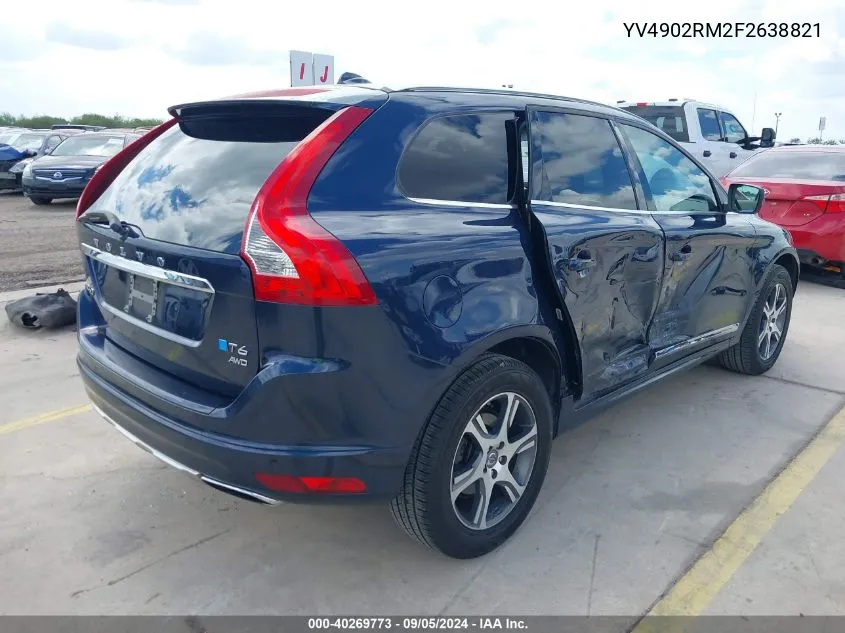 2015 Volvo Xc60 T6 Platinum VIN: YV4902RM2F2638821 Lot: 40269773