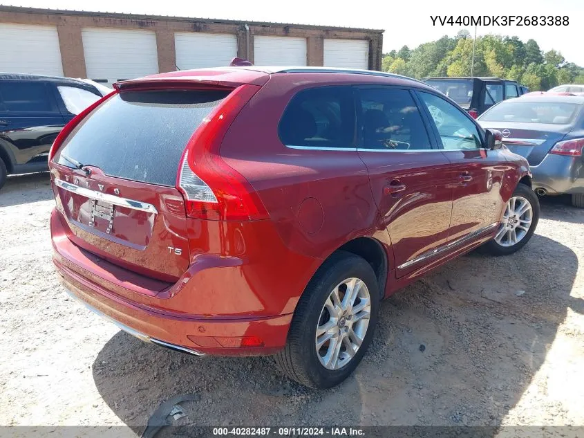 2015 Volvo Xc60 T5/Premier VIN: YV440MDK3F2683388 Lot: 40282487