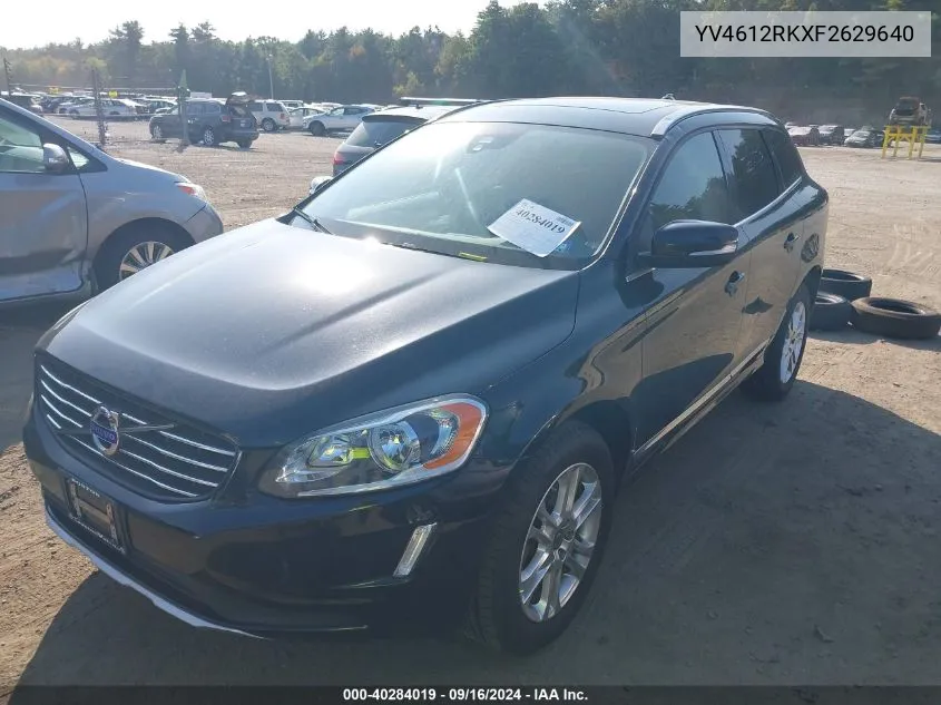 2015 Volvo Xc60 T5/T5 Premier VIN: YV4612RKXF2629640 Lot: 40284019