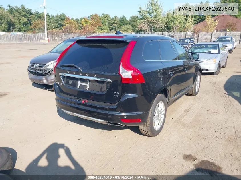 2015 Volvo Xc60 T5/T5 Premier VIN: YV4612RKXF2629640 Lot: 40284019