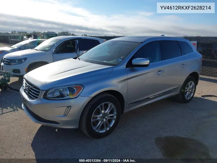 2015 Volvo Xc60 T5/Premier VIN: YV4612RKXF2628214 Lot: 40313354