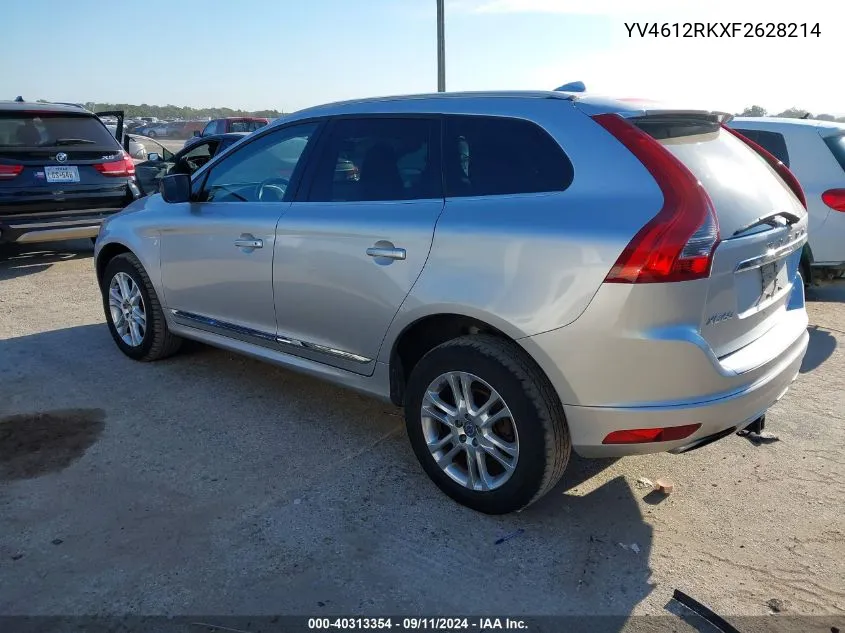 2015 Volvo Xc60 T5/Premier VIN: YV4612RKXF2628214 Lot: 40313354