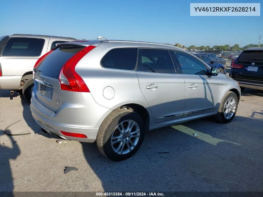 2015 Volvo Xc60 T5/Premier VIN: YV4612RKXF2628214 Lot: 40313354