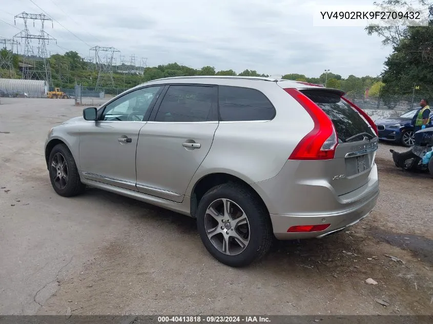 YV4902RK9F2709432 2015 Volvo Xc60 T6