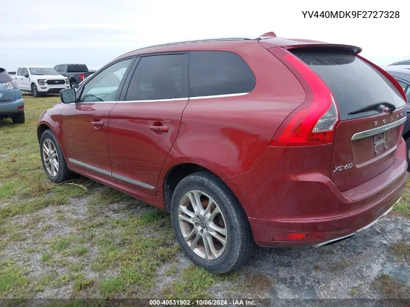 2015 Volvo Xc60 T5/Premier VIN: YV440MDK9F2727328 Lot: 40531902