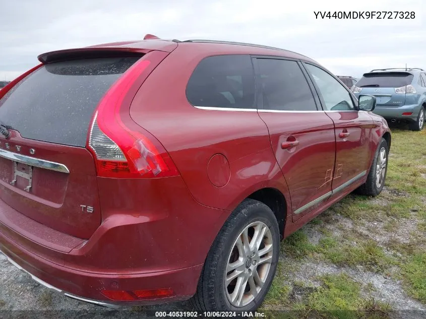 2015 Volvo Xc60 T5/Premier VIN: YV440MDK9F2727328 Lot: 40531902