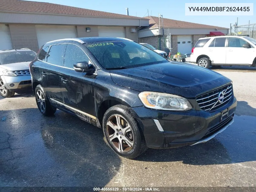 2015 Volvo Xc60 T6 VIN: YV449MDB8F2624455 Lot: 40555329