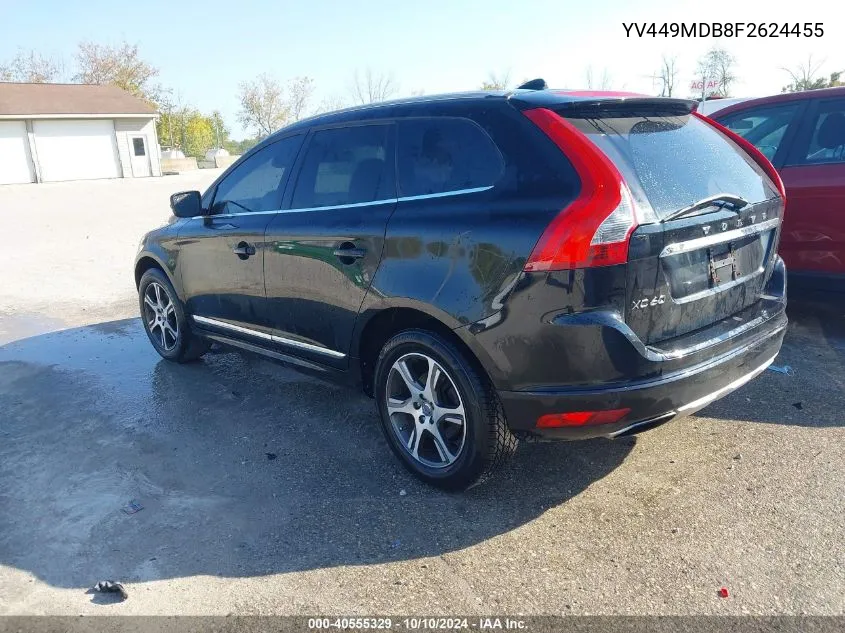 2015 Volvo Xc60 T6 VIN: YV449MDB8F2624455 Lot: 40555329