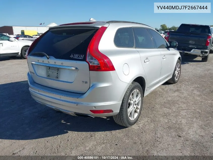 2015 Volvo Xc60 T5 VIN: YV440MDJ7F2667444 Lot: 40596101