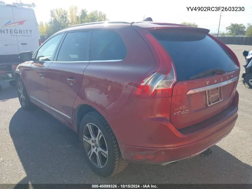 YV4902RC3F2603230 2015 Volvo Xc60 T6 Premier Plus