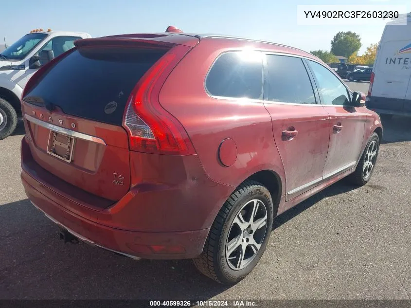 YV4902RC3F2603230 2015 Volvo Xc60 T6 Premier Plus