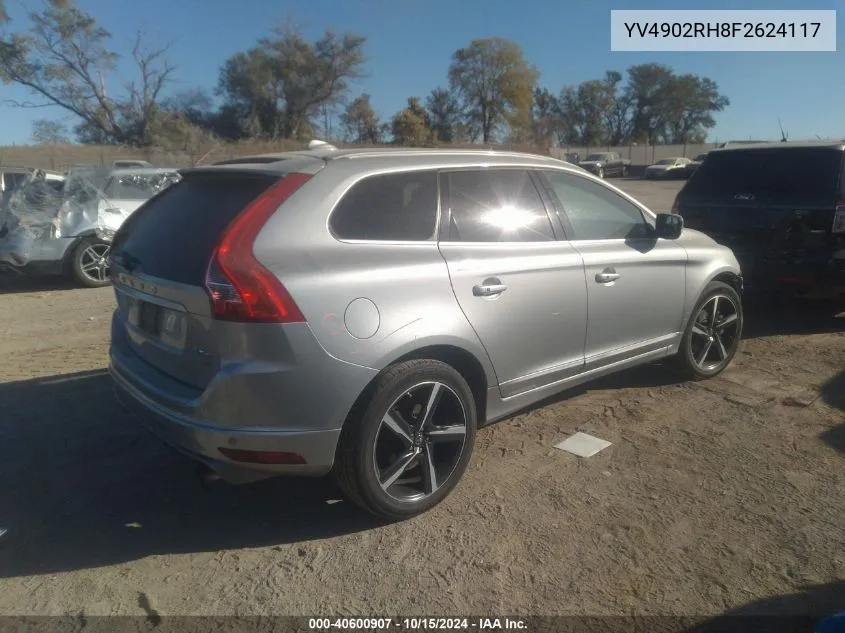 2015 Volvo Xc60 T6 R-Design Platinum VIN: YV4902RH8F2624117 Lot: 40600907