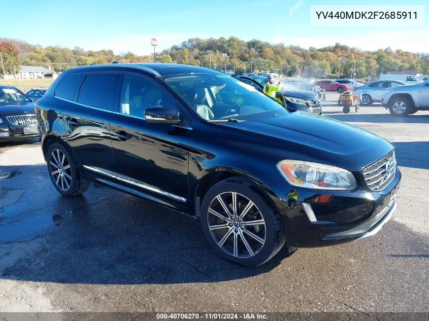 2015 Volvo Xc60 T5 Premier VIN: YV440MDK2F2685911 Lot: 40706270