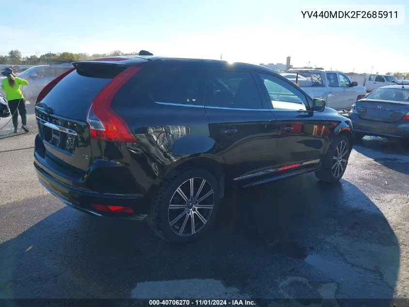 YV440MDK2F2685911 2015 Volvo Xc60 T5 Premier