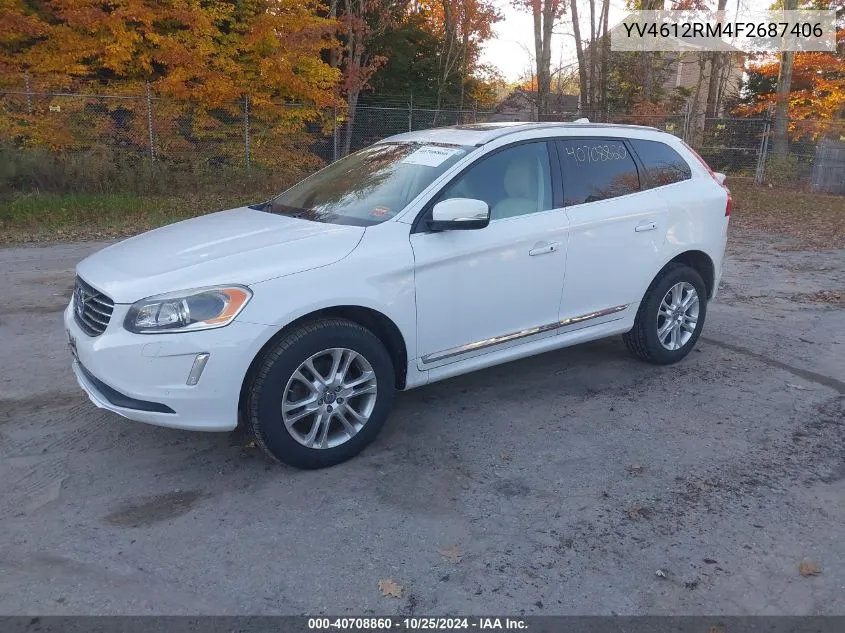 2015 Volvo Xc60 T5 Platinum VIN: YV4612RM4F2687406 Lot: 40708860