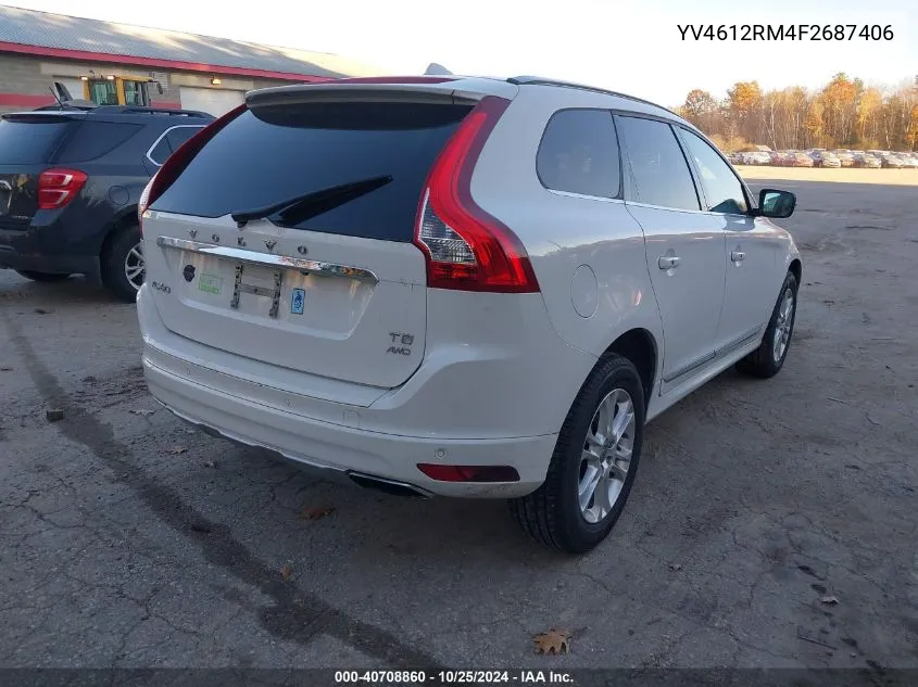 2015 Volvo Xc60 T5 Platinum VIN: YV4612RM4F2687406 Lot: 40708860