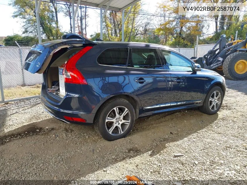 2015 Volvo Xc60 T6 VIN: YV4902RB0F2587074 Lot: 40709705