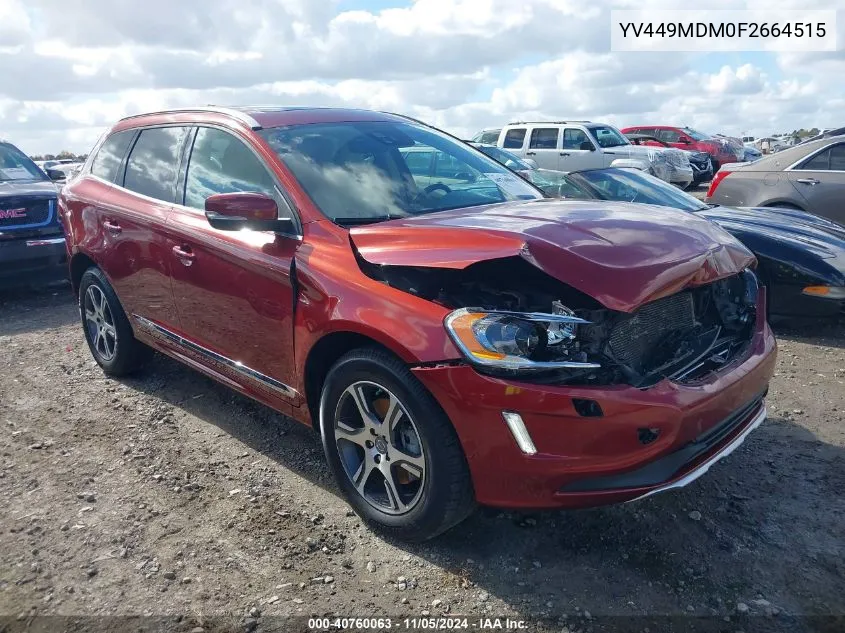 YV449MDM0F2664515 2015 Volvo Xc60 T6 Platinum