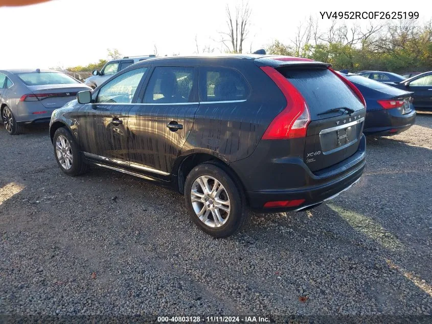 2015 Volvo Xc60 3.2 Premier Plus VIN: YV4952RC0F2625199 Lot: 40803128