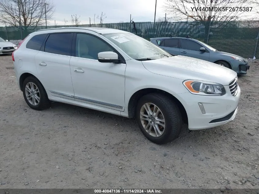 2015 Volvo Xc60 T5 Premier VIN: YV440MDK5F2675387 Lot: 40847136