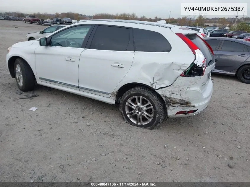 2015 Volvo Xc60 T5 Premier VIN: YV440MDK5F2675387 Lot: 40847136