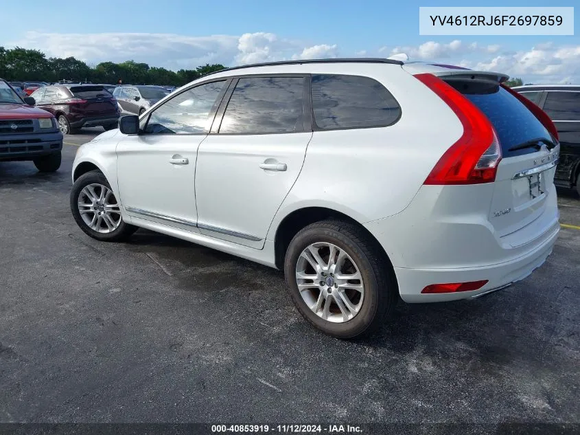 2015 Volvo Xc60 T5 VIN: YV4612RJ6F2697859 Lot: 40853919