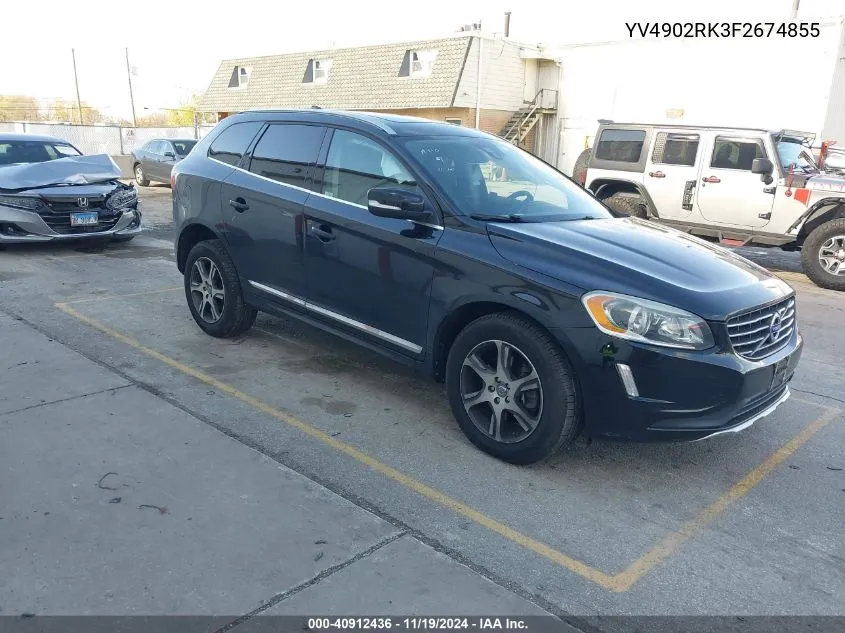 2015 Volvo Xc60 T6 VIN: YV4902RK3F2674855 Lot: 40912436