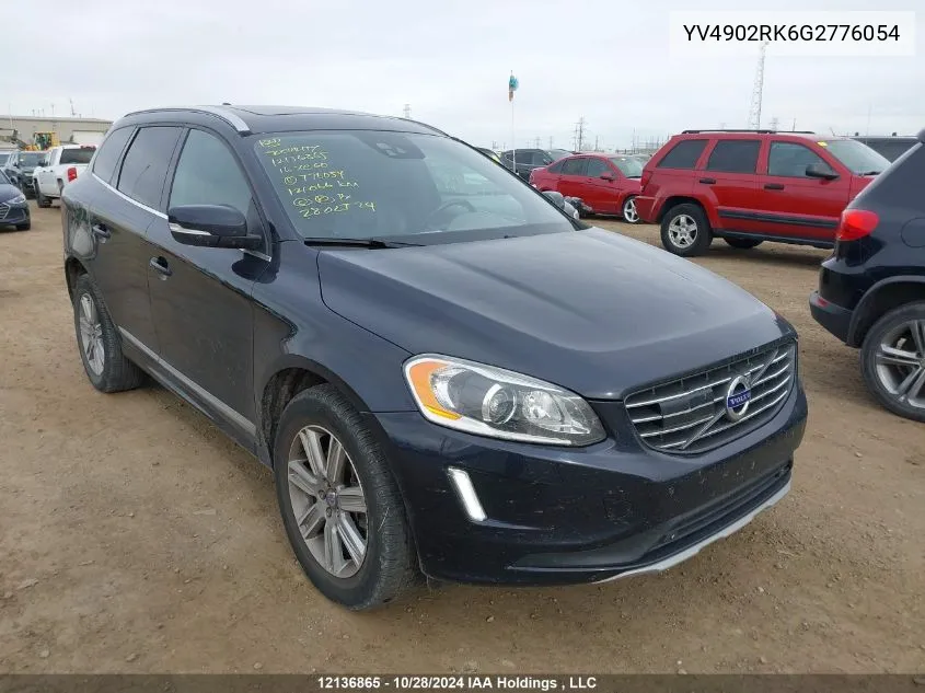 2016 Volvo Xc60 VIN: YV4902RK6G2776054 Lot: 12136865