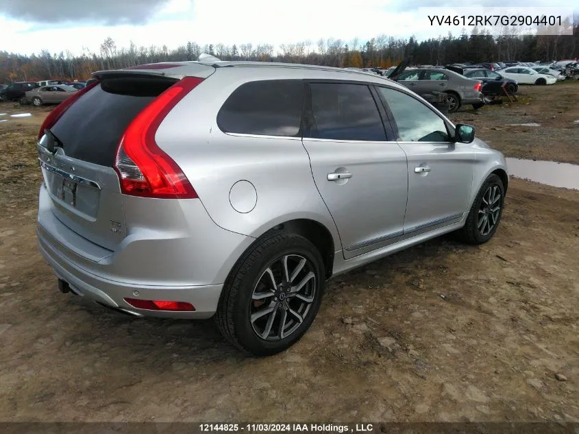 2016 Volvo Xc60 VIN: YV4612RK7G2904401 Lot: 12144825